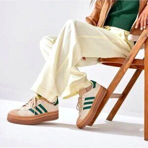 Adidas Gazelle Bold Platform Sneakers Collegiate Green Womens Size 9 NWT